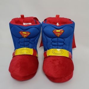 Superman Slippers Kids size 7-8